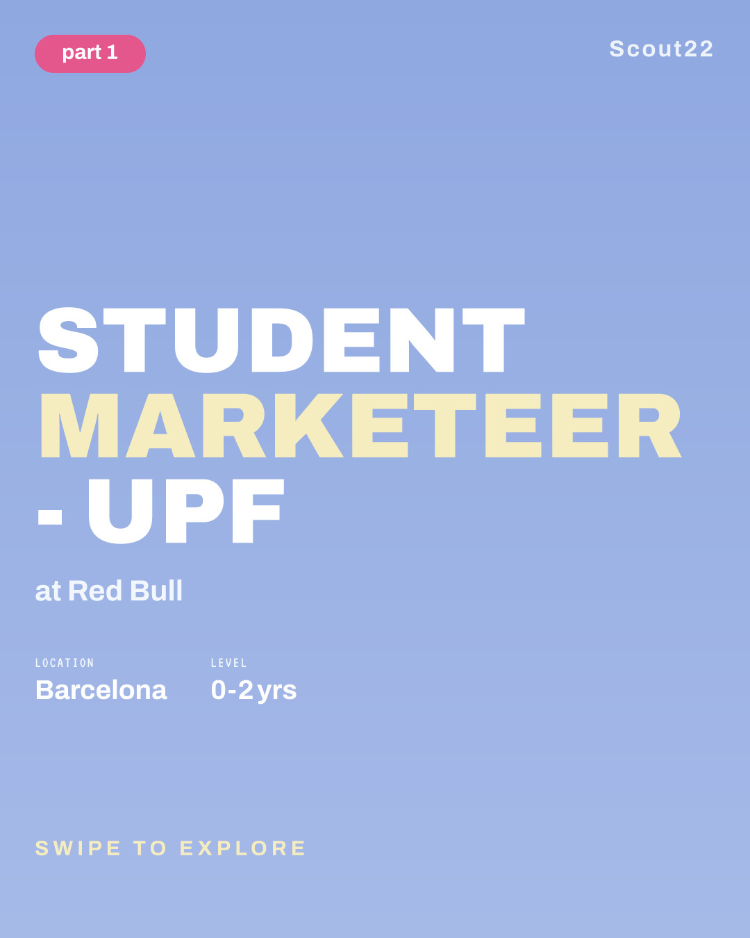 Student Marketeer - UPF at Red Bull