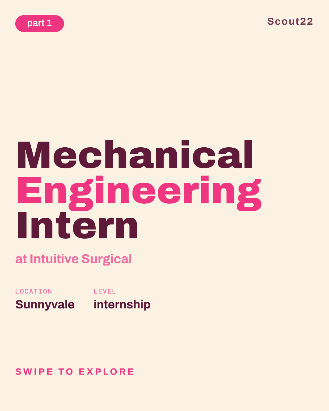 Mechanical Engineering Intern at Intuitive Surgical