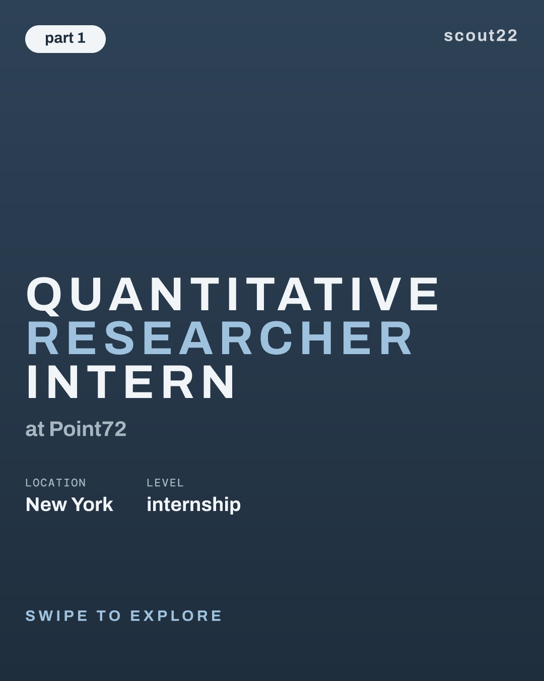 Quantitative Researcher Intern at Point72