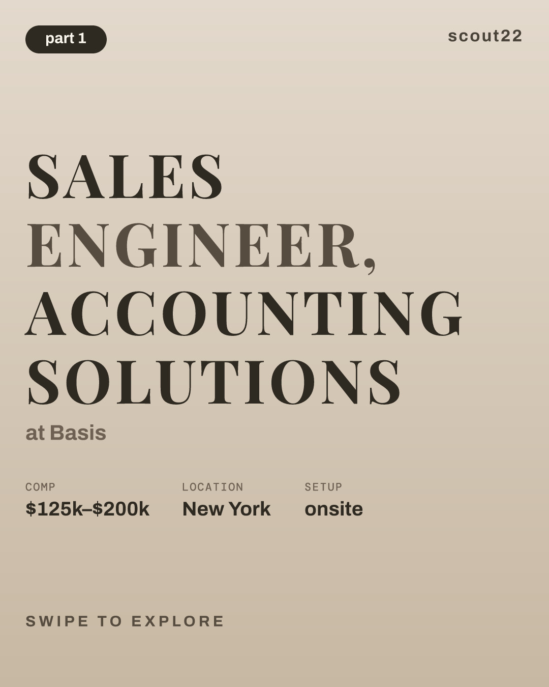 Sales Engineer, Accounting Solutions at Basis