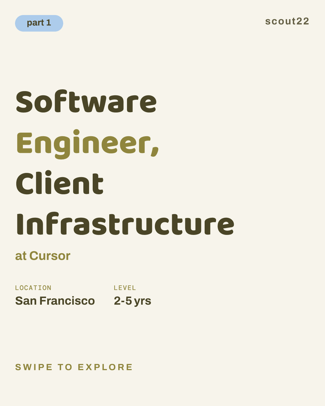 Software Engineer, Client Infrastructure at Cursor