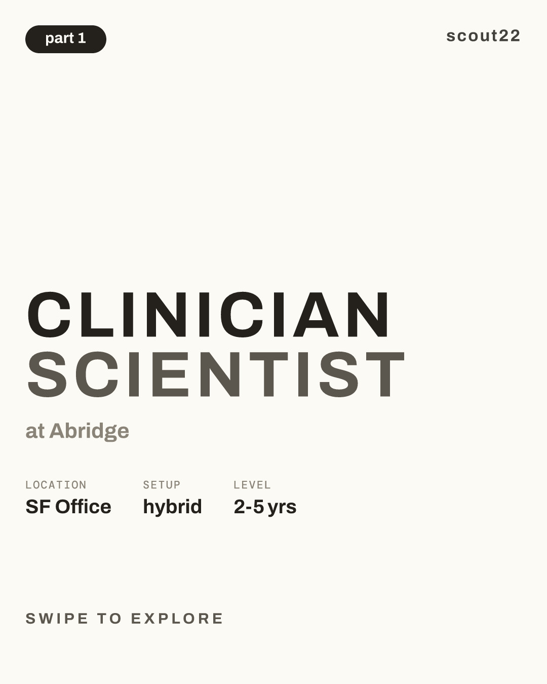 Clinician Scientist at Abridge