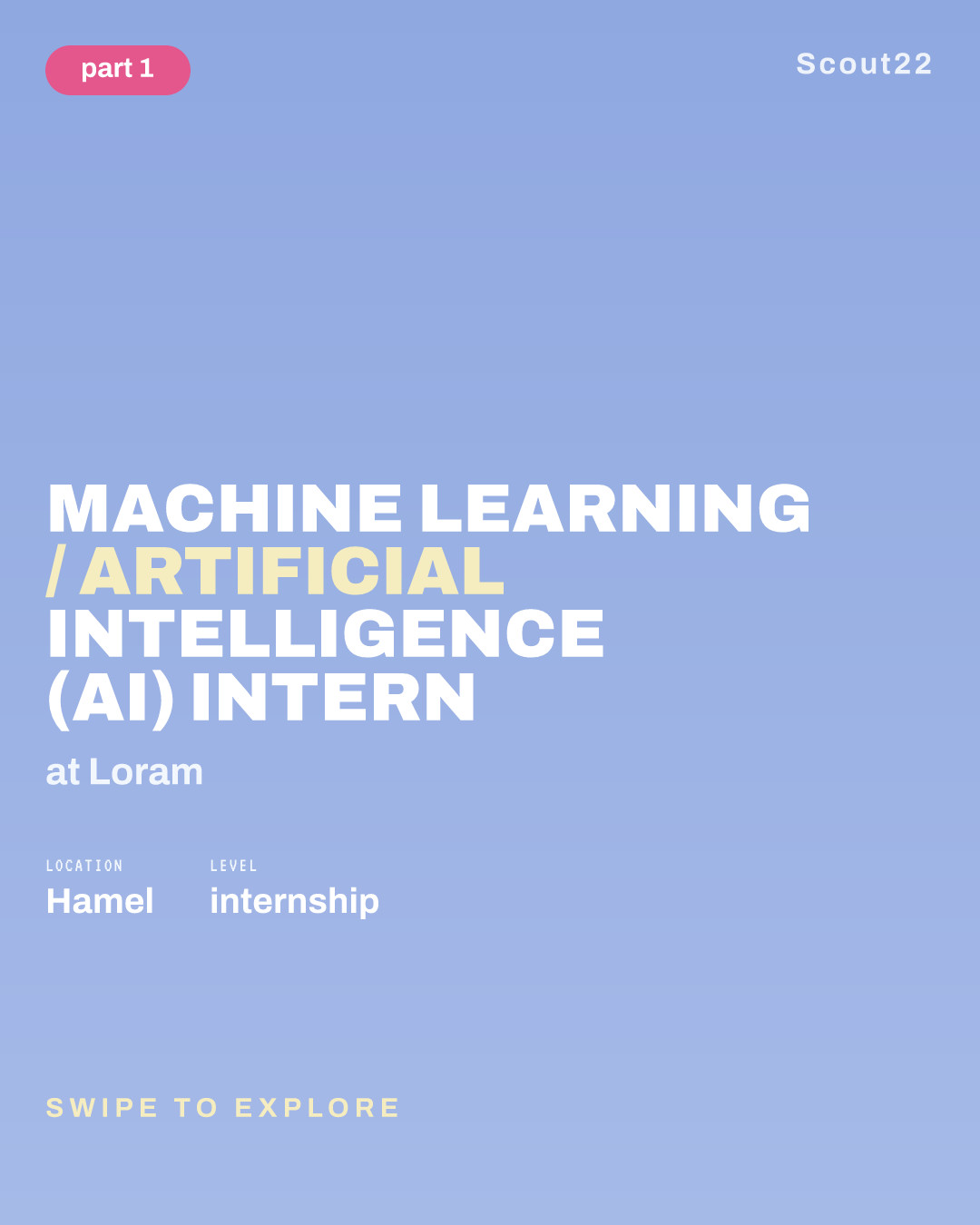 Machine Learning / Artificial Intelligence (AI) Intern at Loram