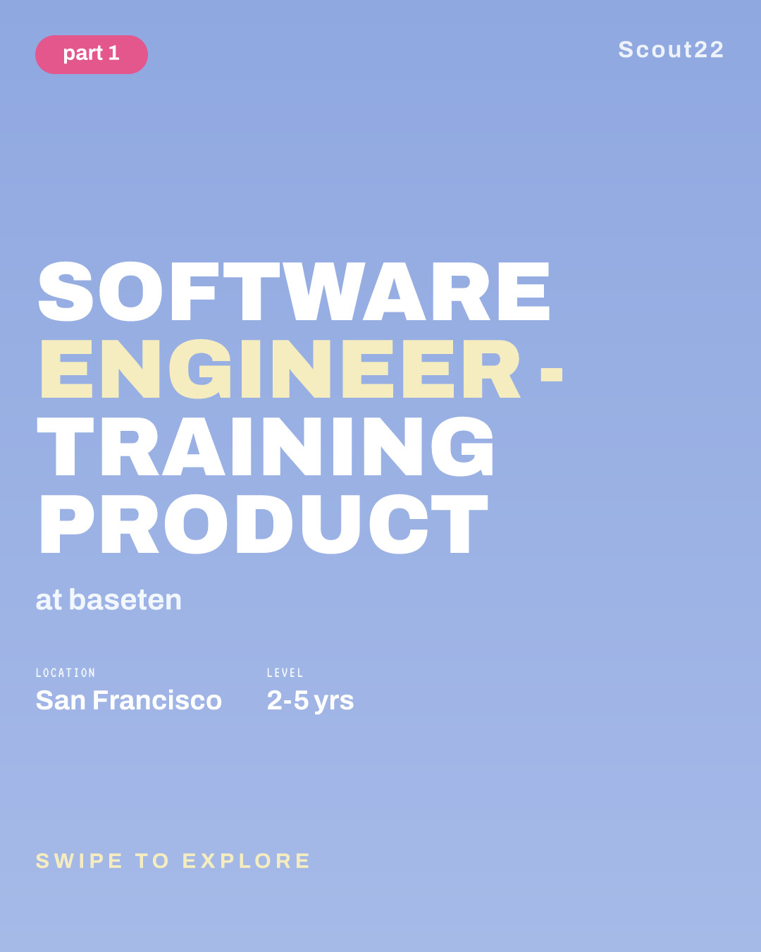 Software Engineer - Training Product at baseten