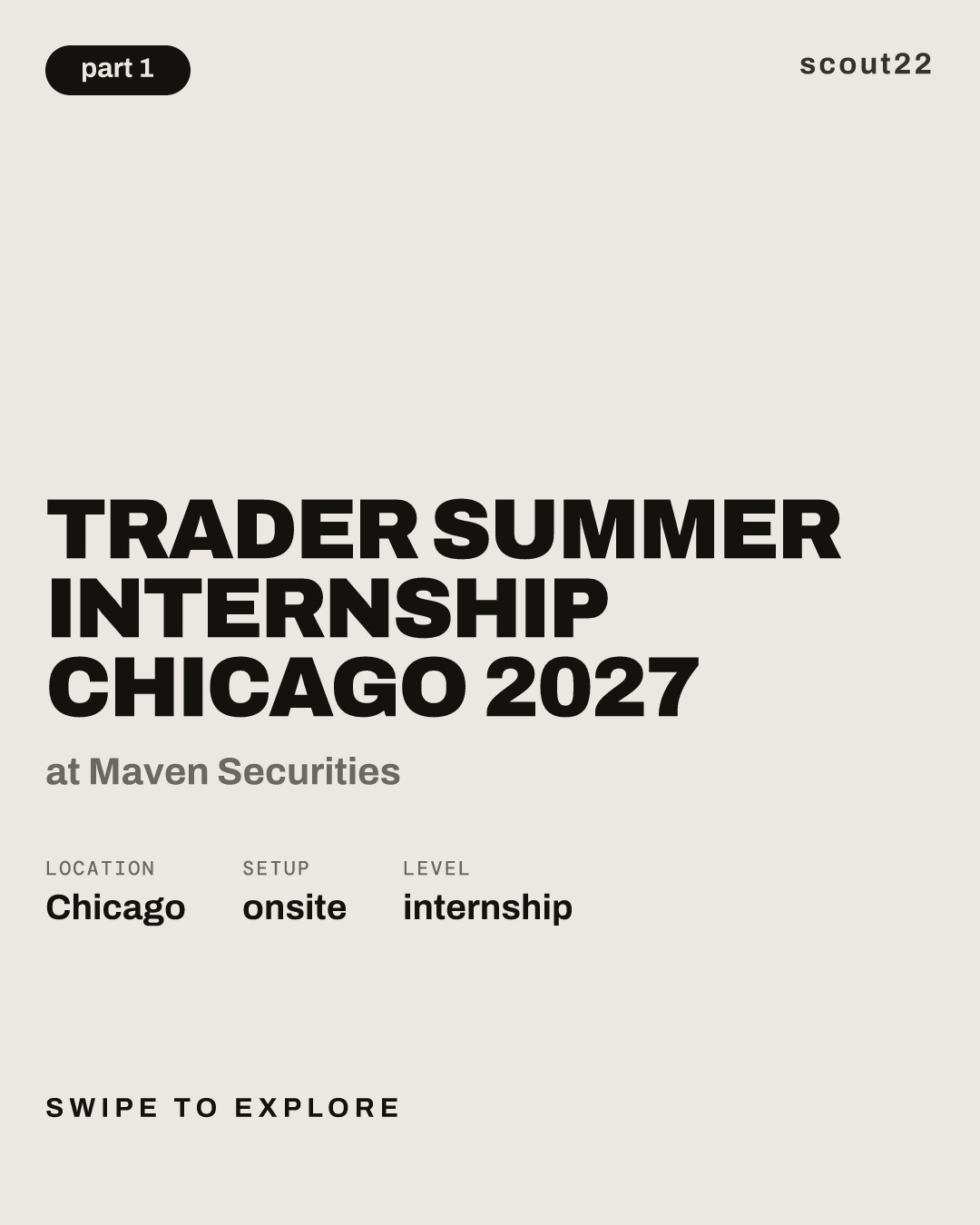 Trader Summer Internship Chicago 2027 at Maven Securities