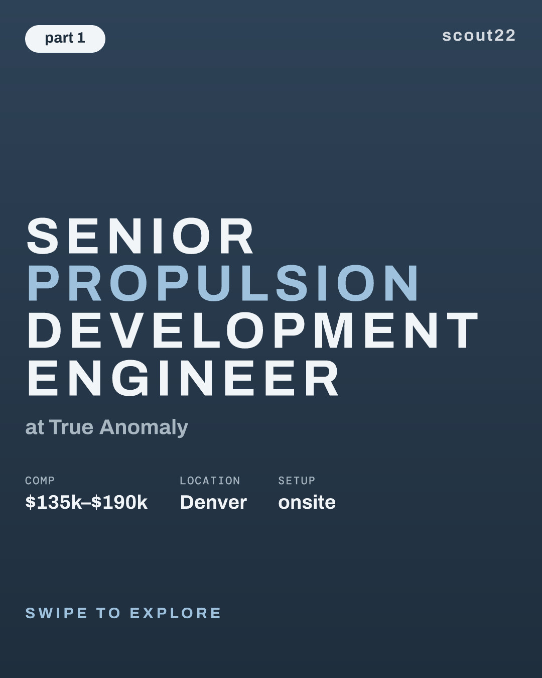 Senior Propulsion Development Engineer at True Anomaly
