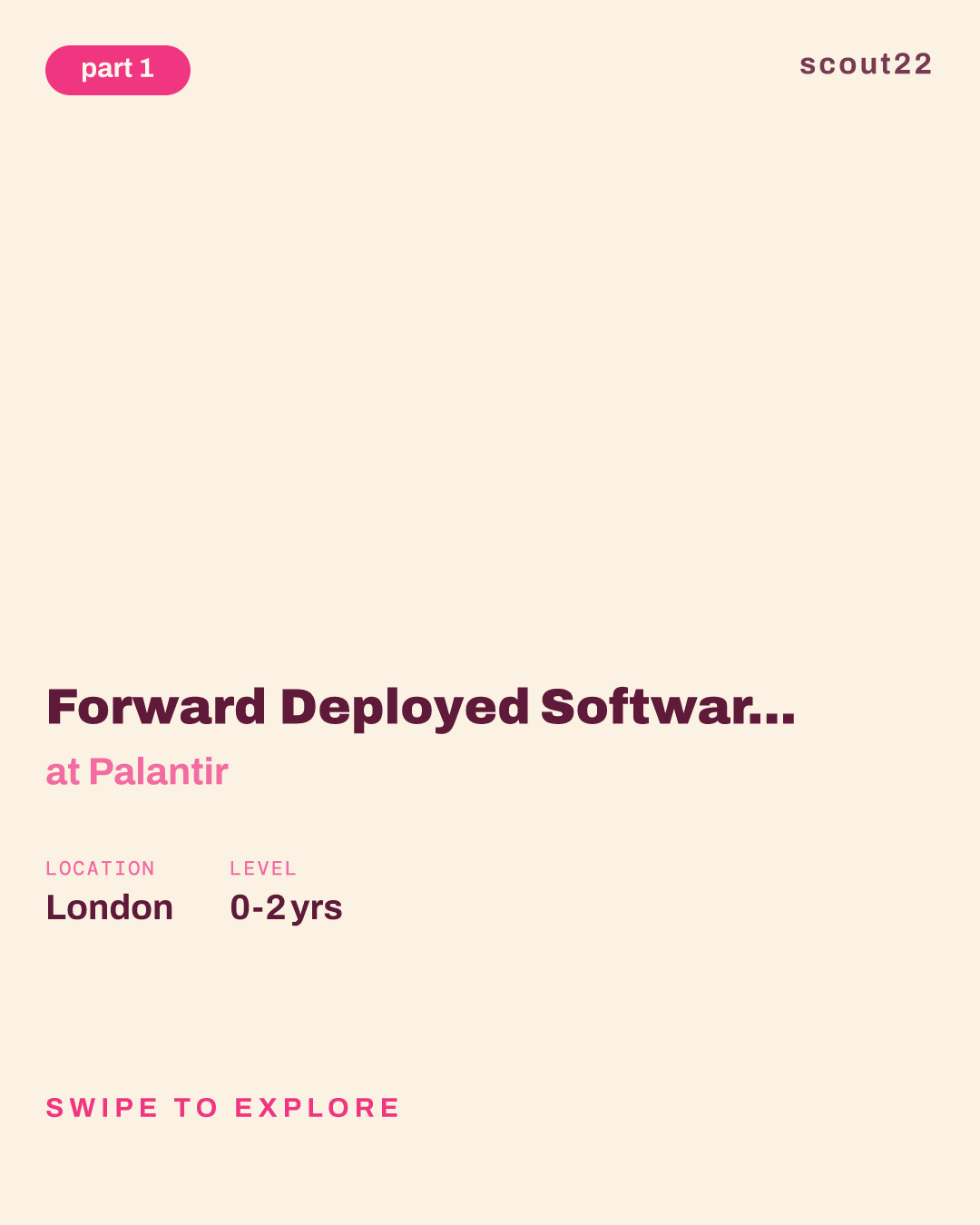 Forward Deployed Software Engineer, New Grad - Commercial at Palantir