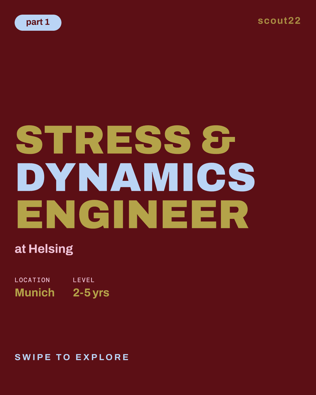 Stress & Dynamics Engineer at Helsing