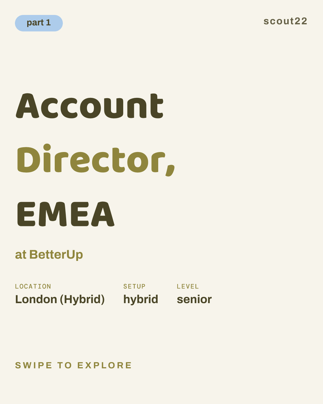 Account Director, EMEA at BetterUp