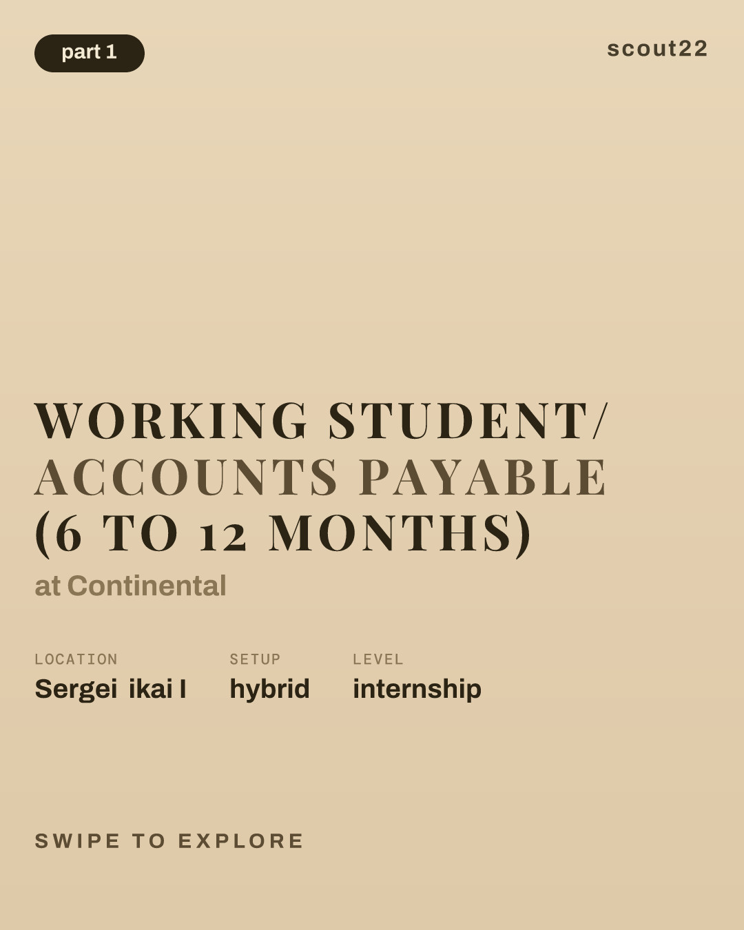 Working Student/ Accounts Payable (6 to 12 months) at Continental