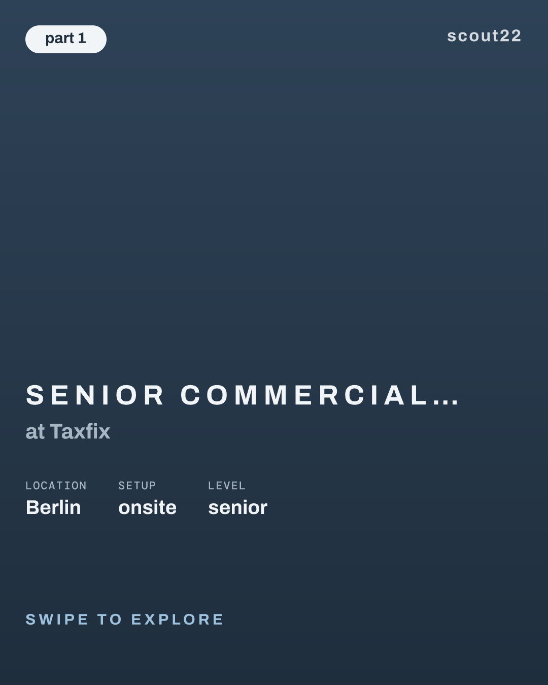 Senior Commercial Leader / Entrepreneur in Residence (d/f/m) at Taxfix