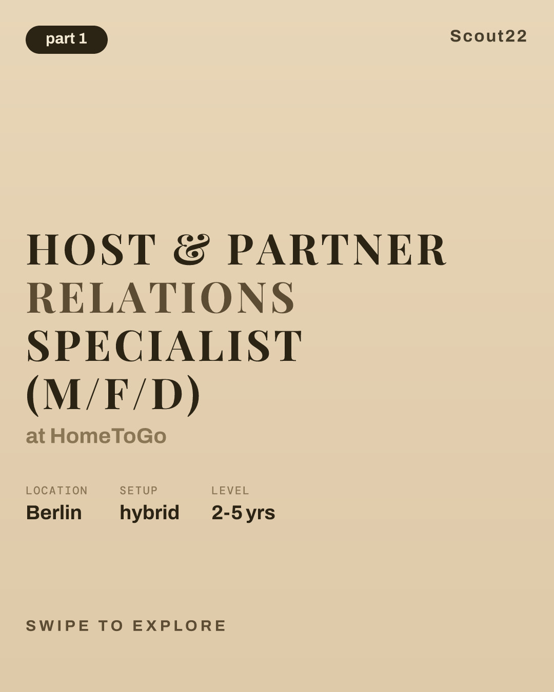 Host & Partner Relations Specialist (m/f/d) at HomeToGo