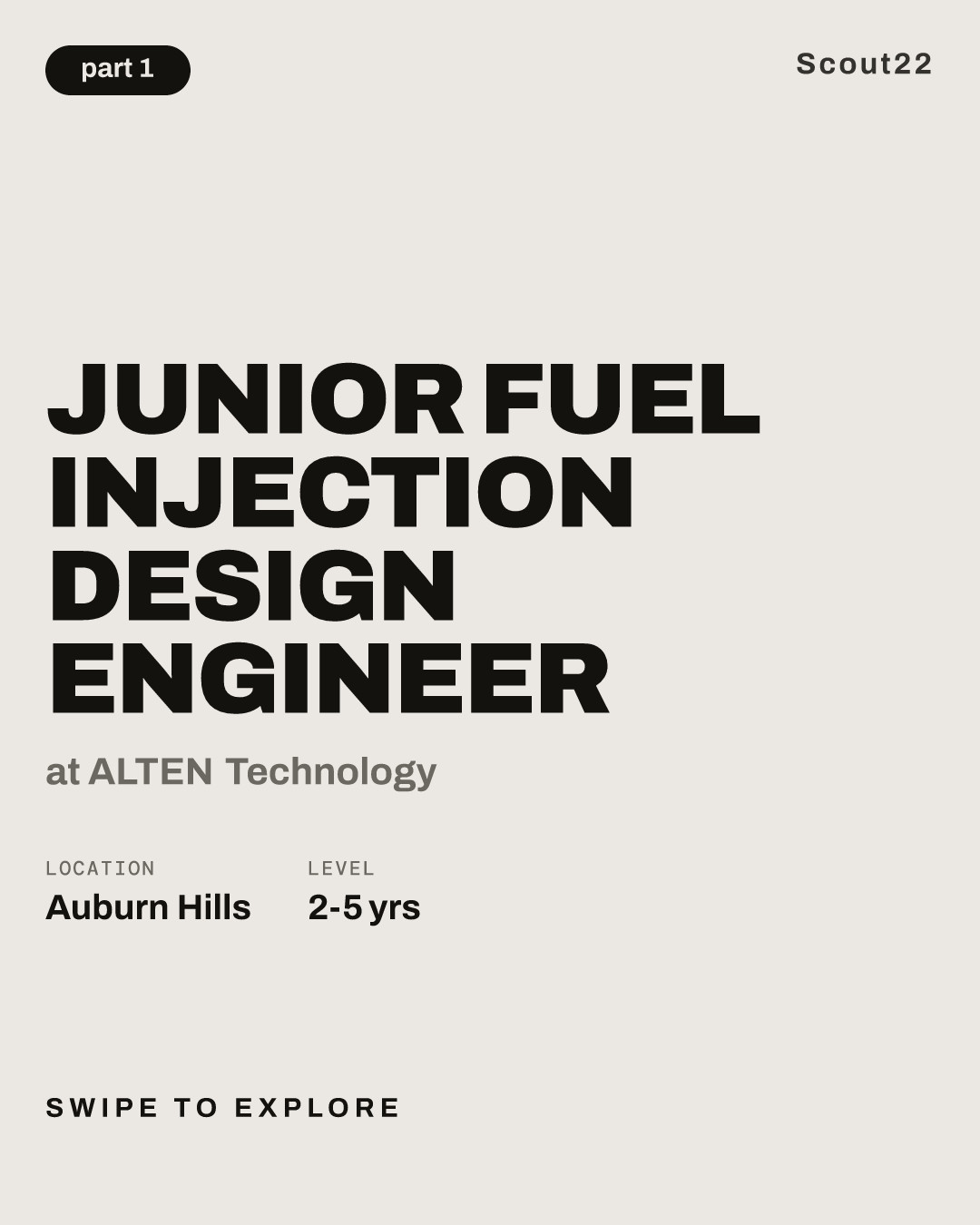 Junior Fuel Injection Design Engineer at ALTEN Technology