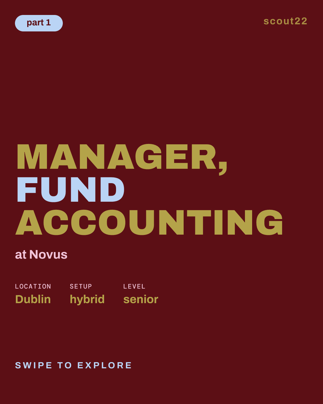 Manager, Fund Accounting at Novus