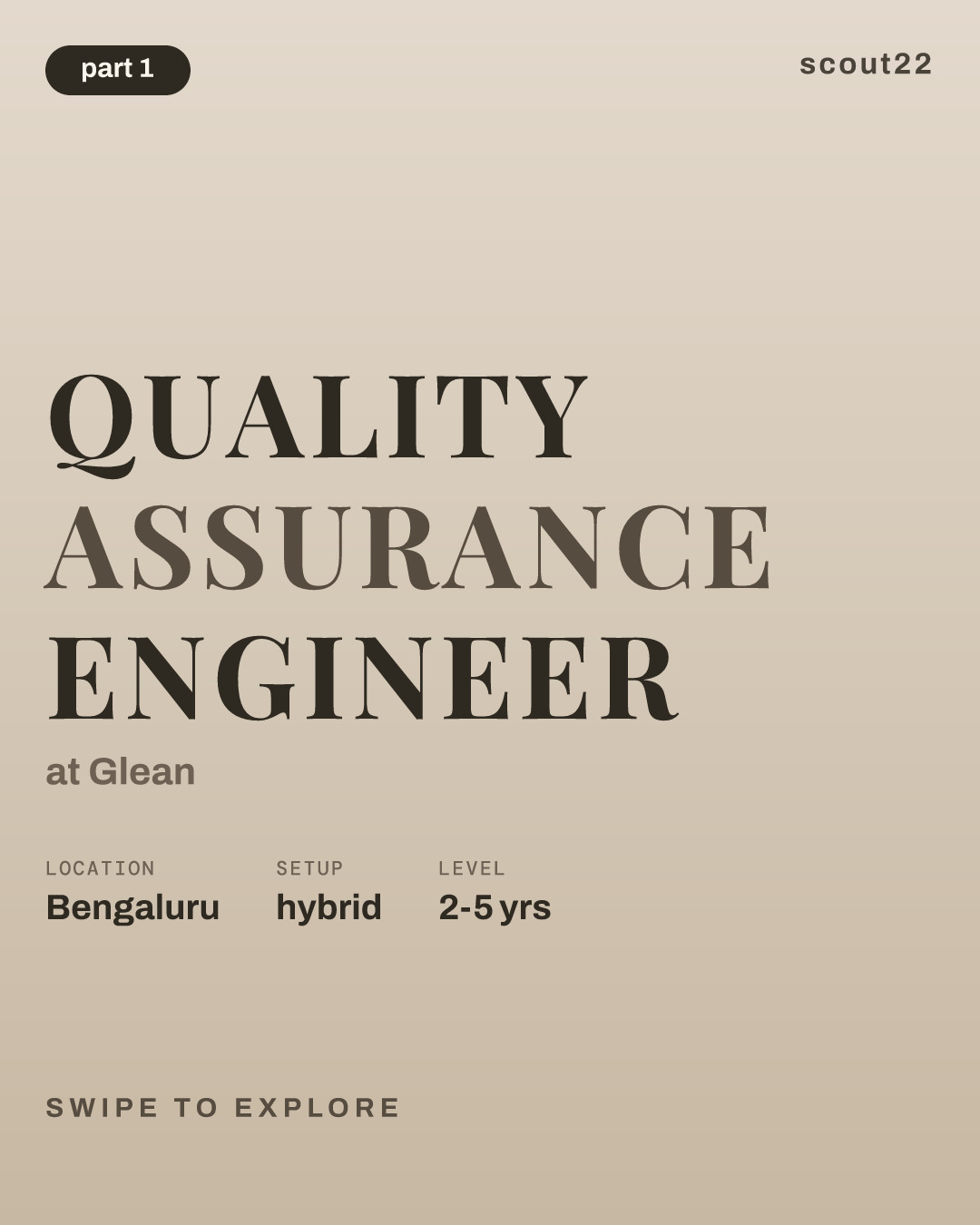 Quality Assurance Engineer at Glean