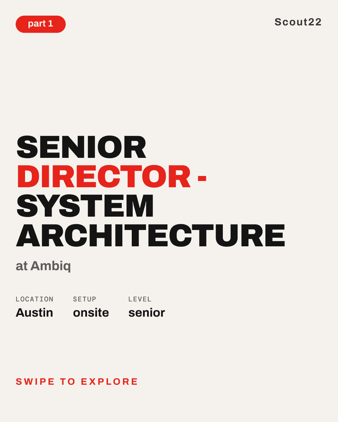 Senior Director - System Architecture at Ambiq