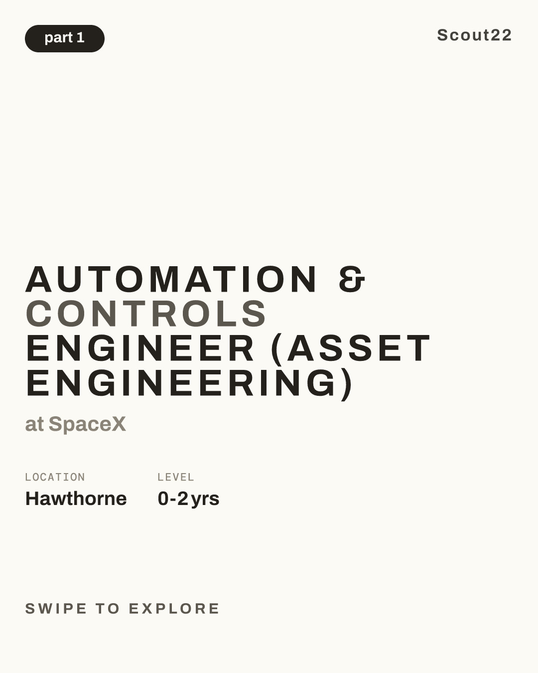 Automation & Controls Engineer (Asset Engineering) at SpaceX