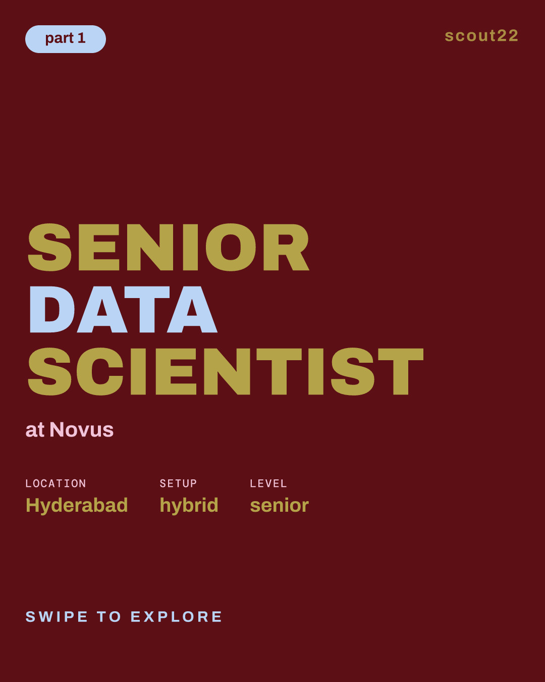 Senior Data Scientist at Novus