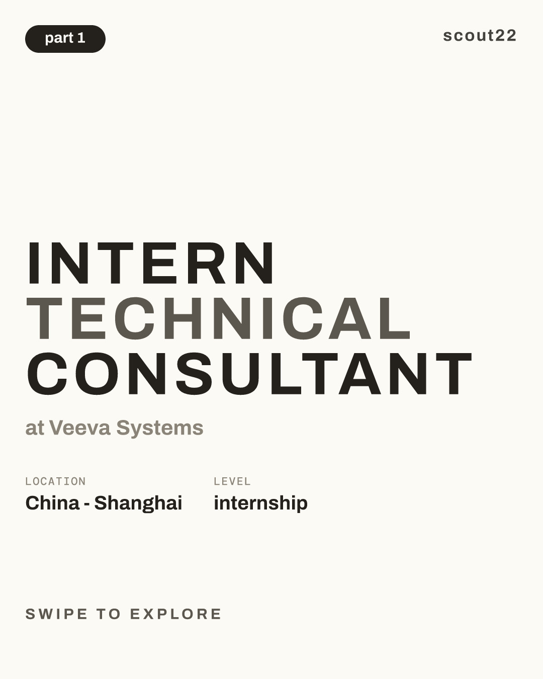 Intern Technical Consultant at Veeva Systems