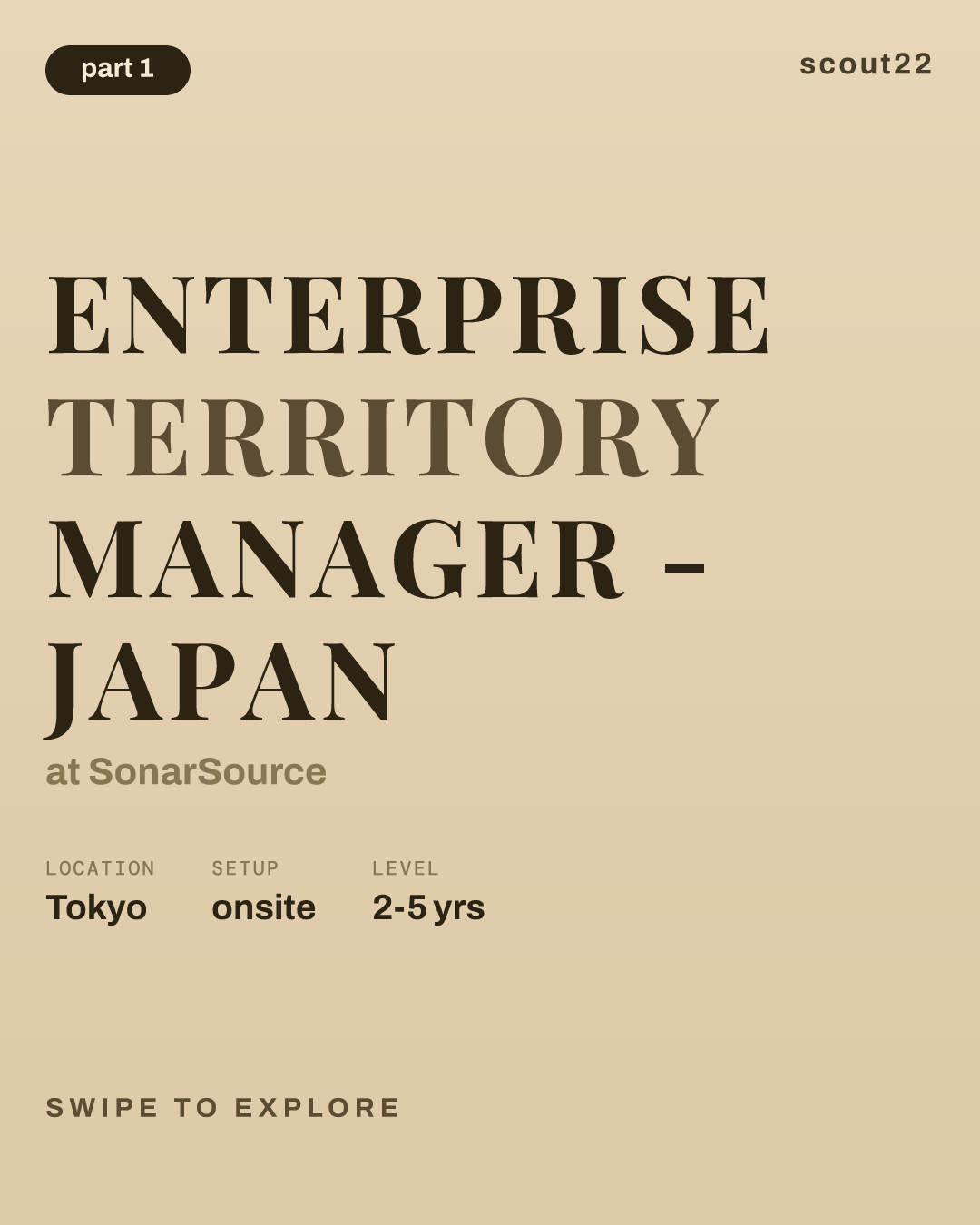 Enterprise Territory Manager - Japan at SonarSource