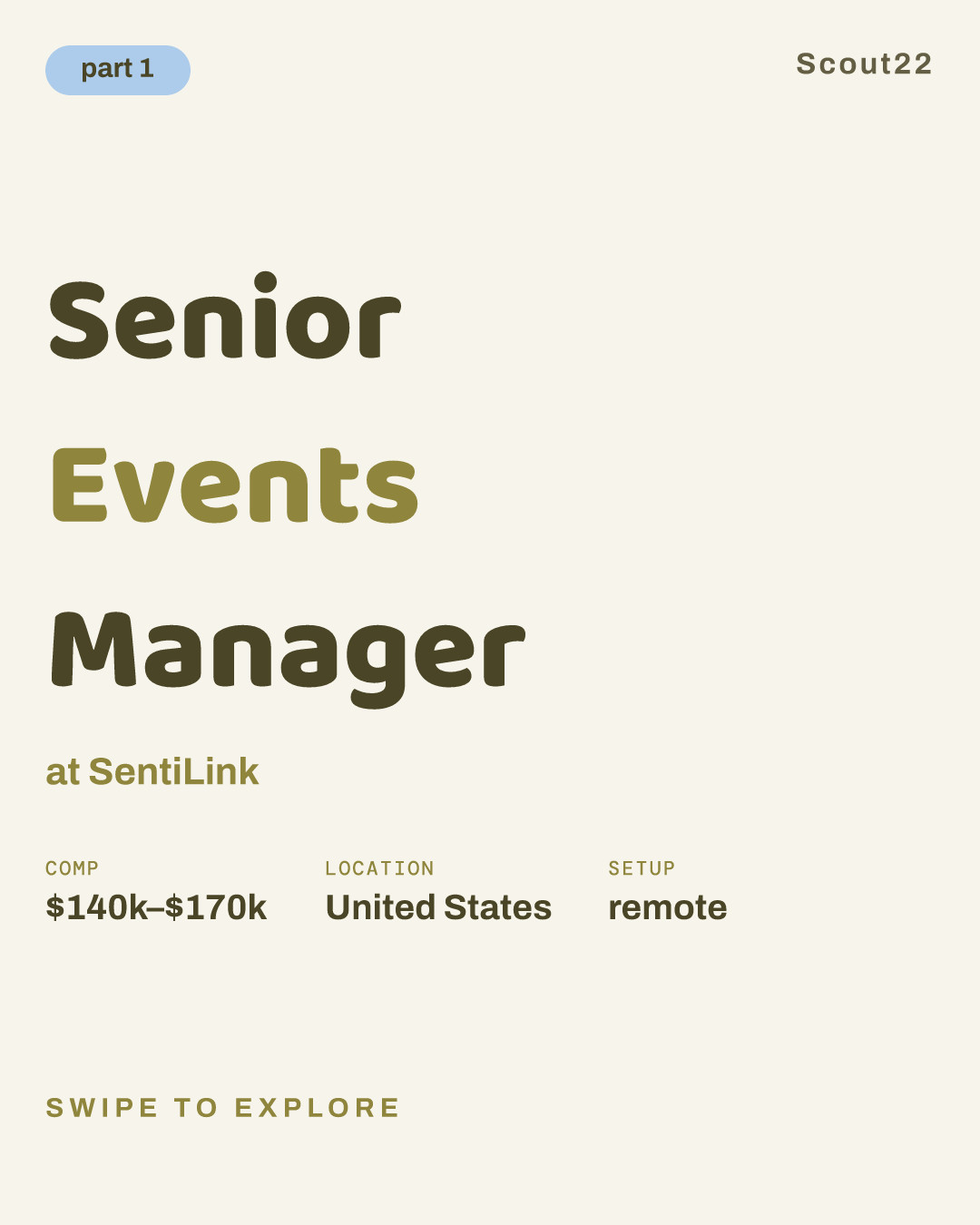 Senior Events Manager at SentiLink