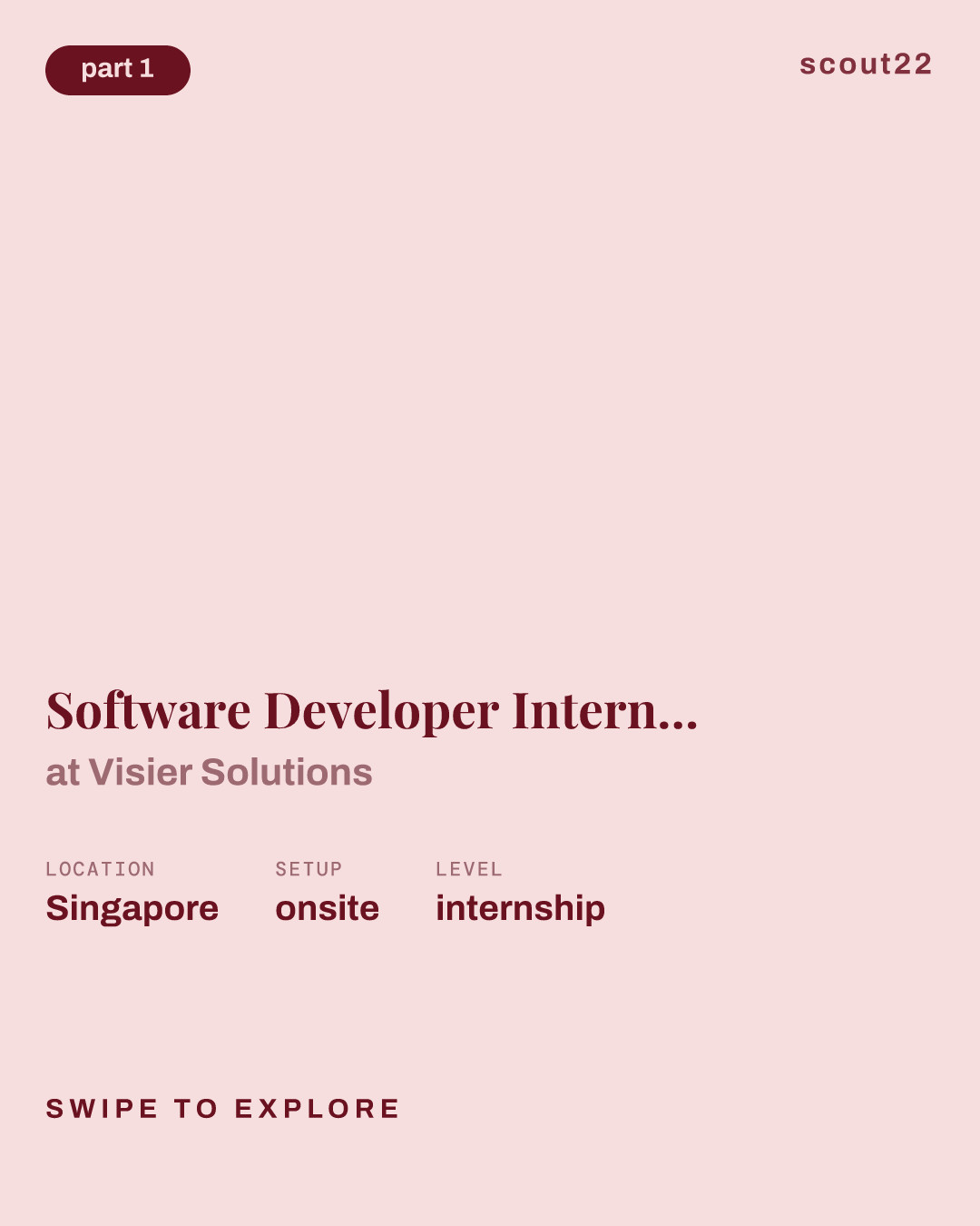 Software Developer Intern (January to June 2027) at Visier Solutions