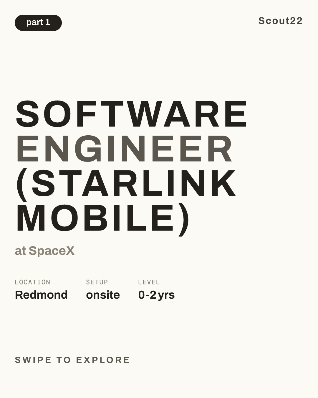 Software Engineer (Starlink Mobile) at SpaceX