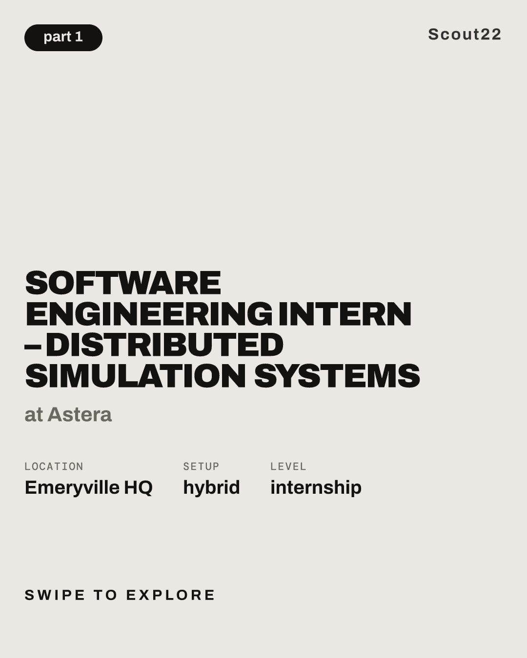Software Engineering Intern – Distributed Simulation Systems at Astera
