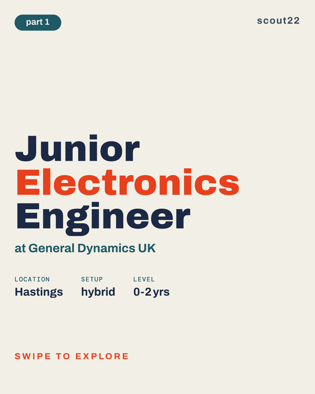 Junior Electronics Engineer at General Dynamics UK