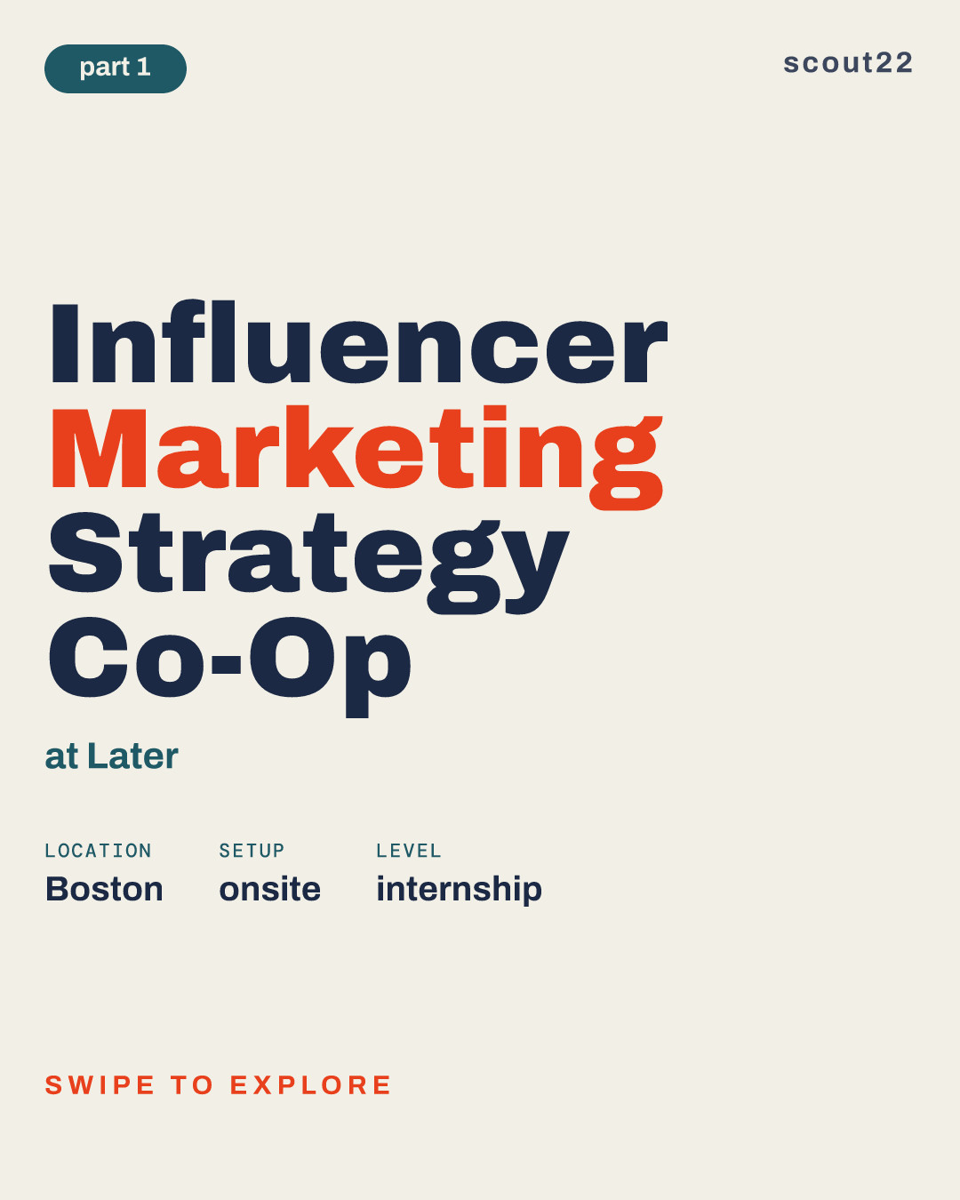 Influencer Marketing Strategy Co-Op at Later