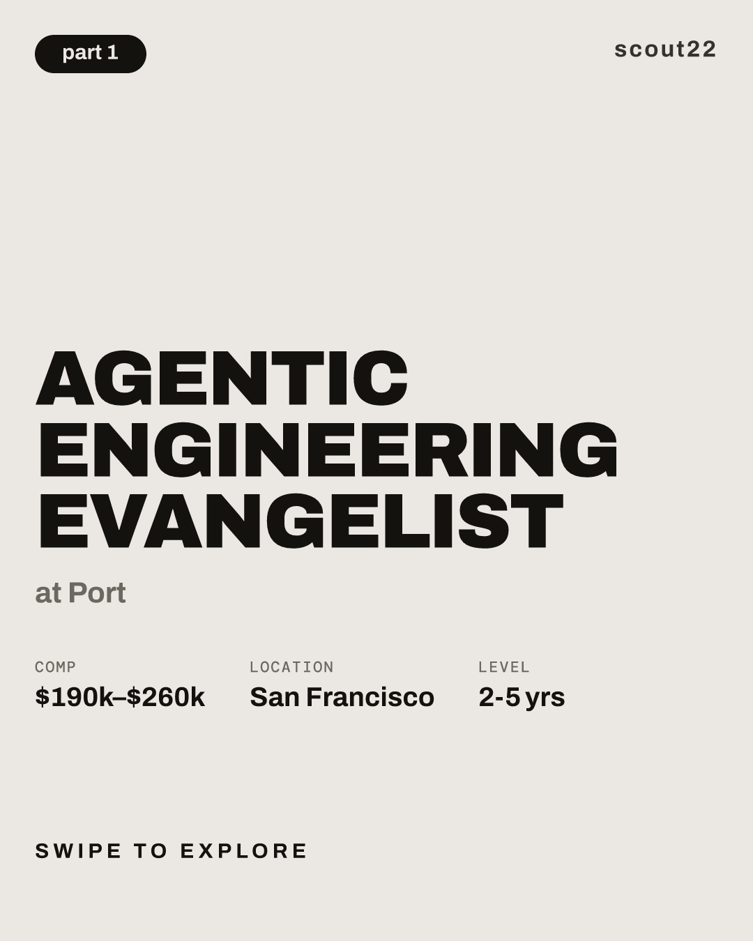 Agentic Engineering Evangelist at Port