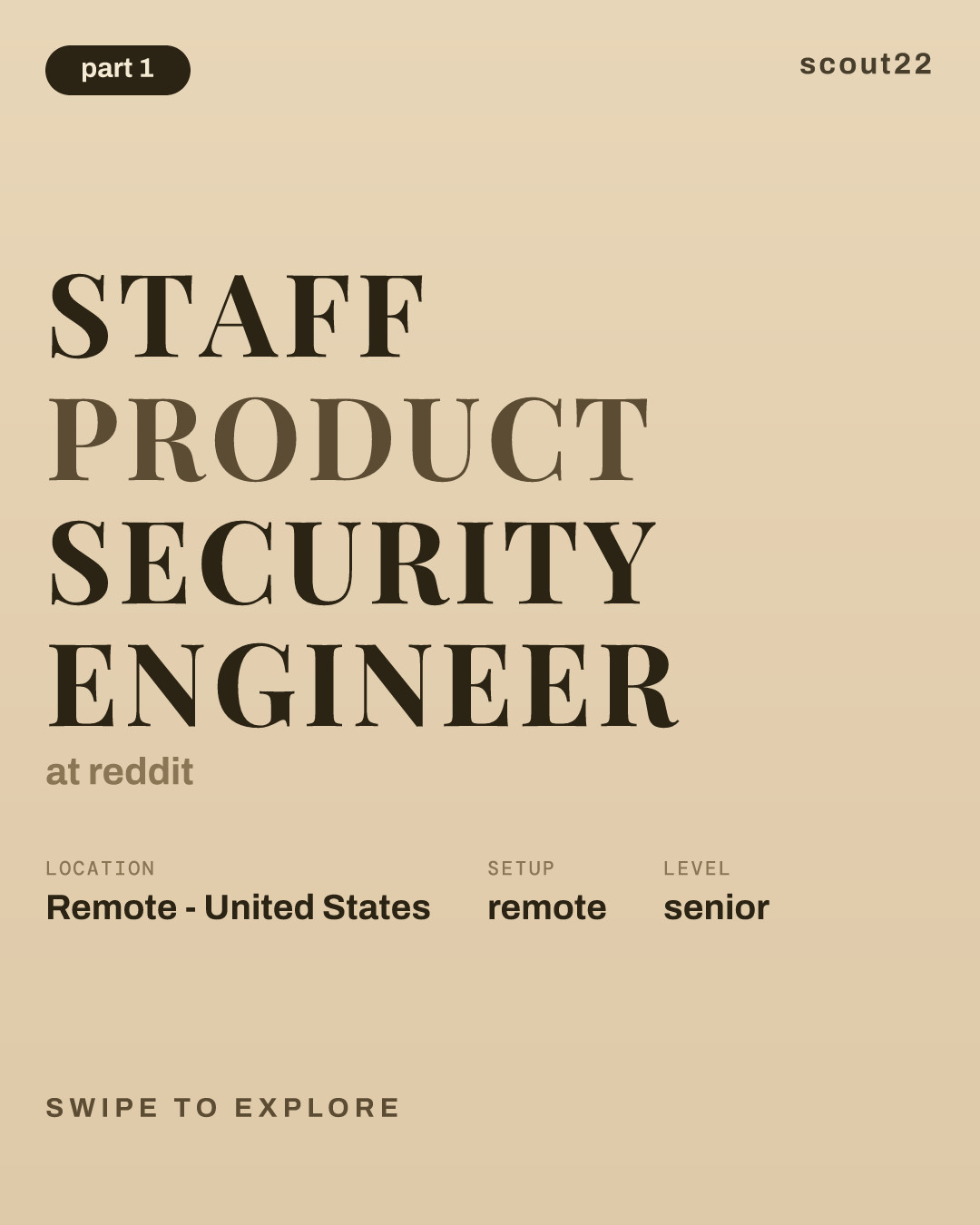 Staff Product Security Engineer at reddit