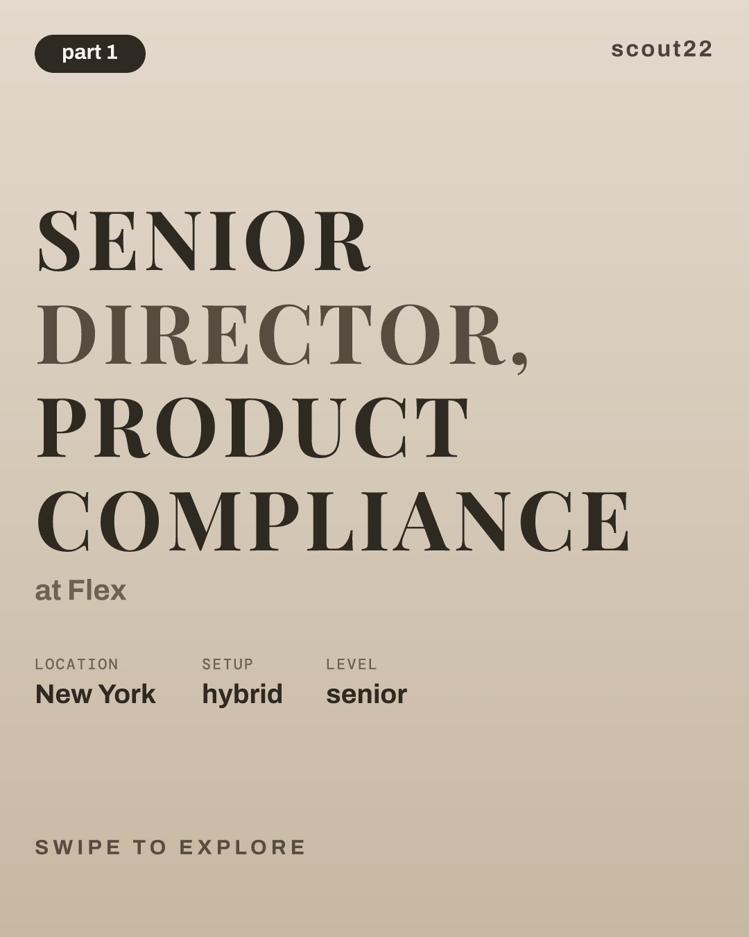 Senior Director, Product Compliance at Flex