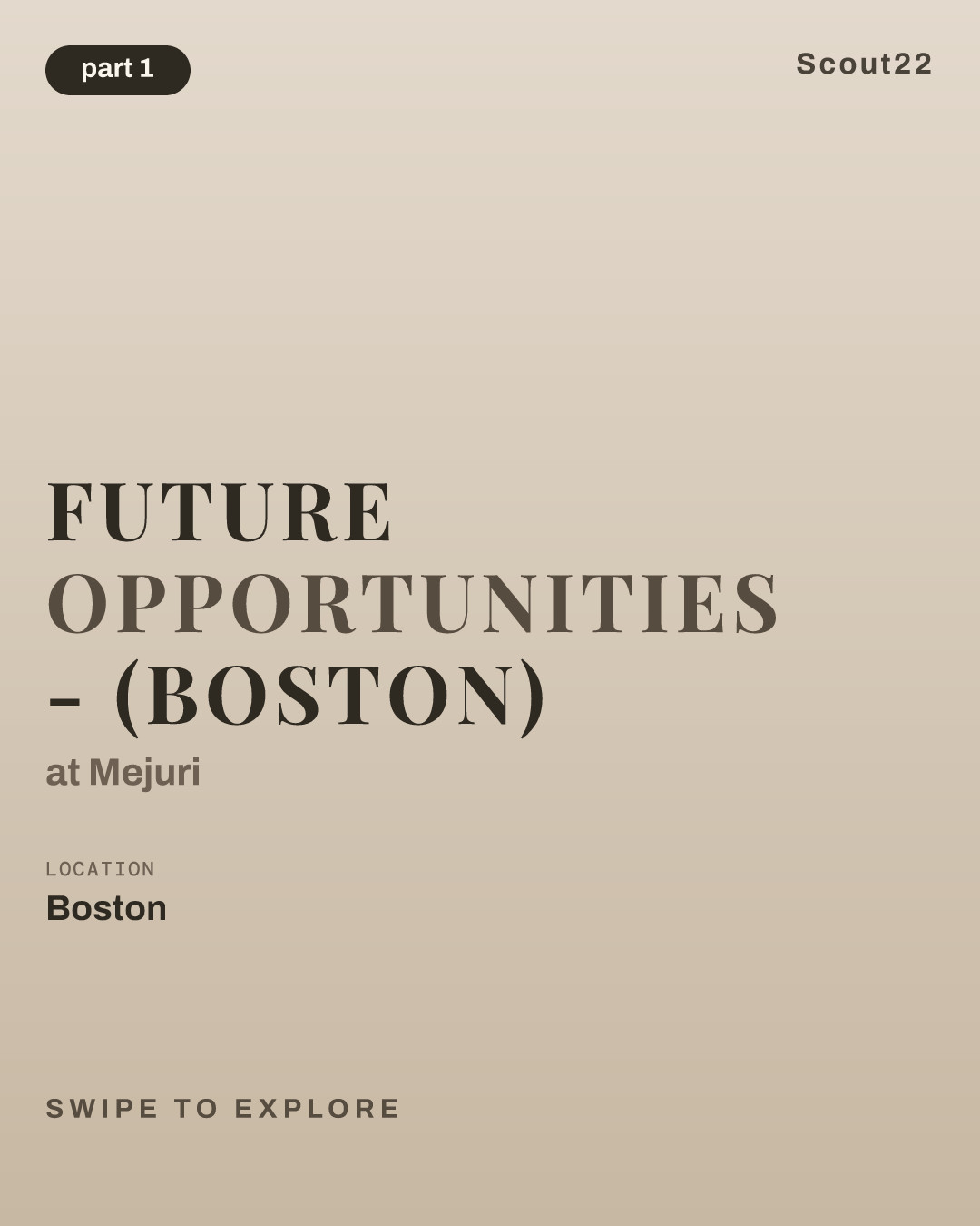 Future Opportunities - (Boston) at Mejuri