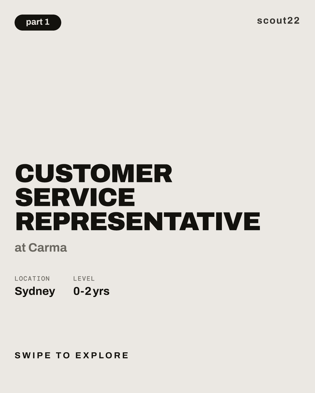 Customer Service Representative at Carma