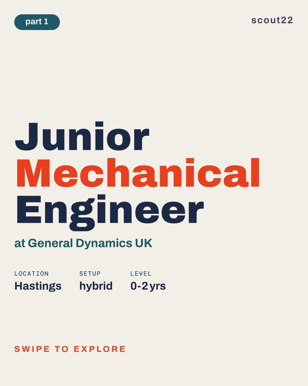 Junior Mechanical Engineer at General Dynamics UK