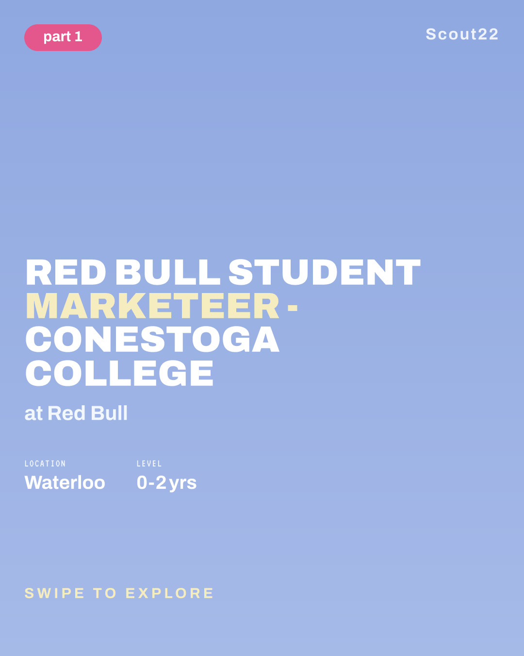 Red Bull Student Marketeer - Conestoga College at Red Bull