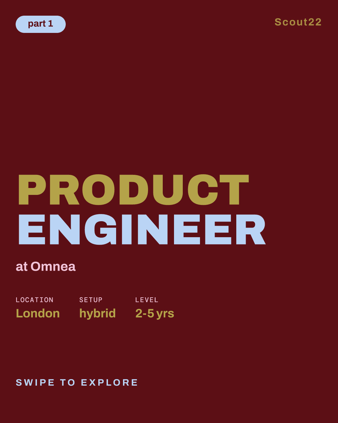 Product Engineer at Omnea