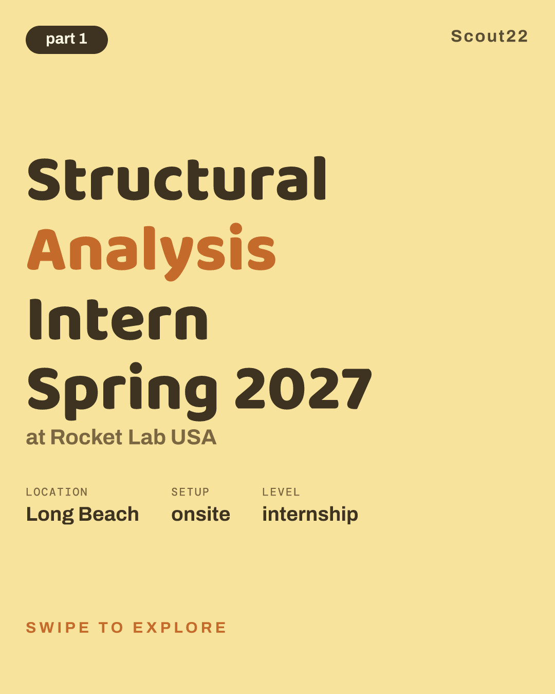 Structural Analysis Intern Spring 2027 at Rocket Lab USA