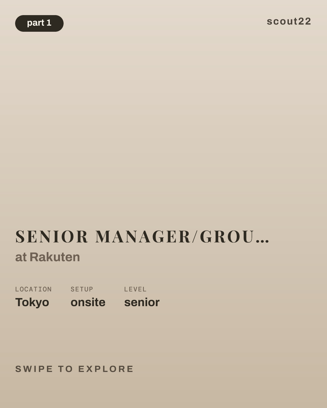Senior Manager/Group Manager - Network Section, Infrastructure Services Department (INSD) at Rakuten