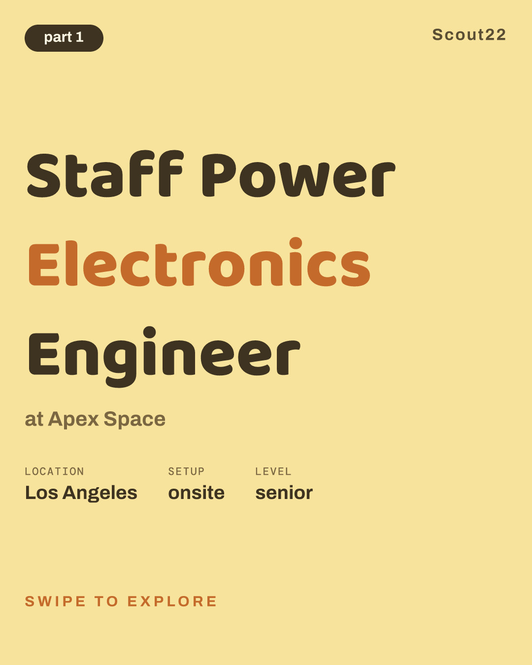 Staff Power Electronics Engineer at Apex Space