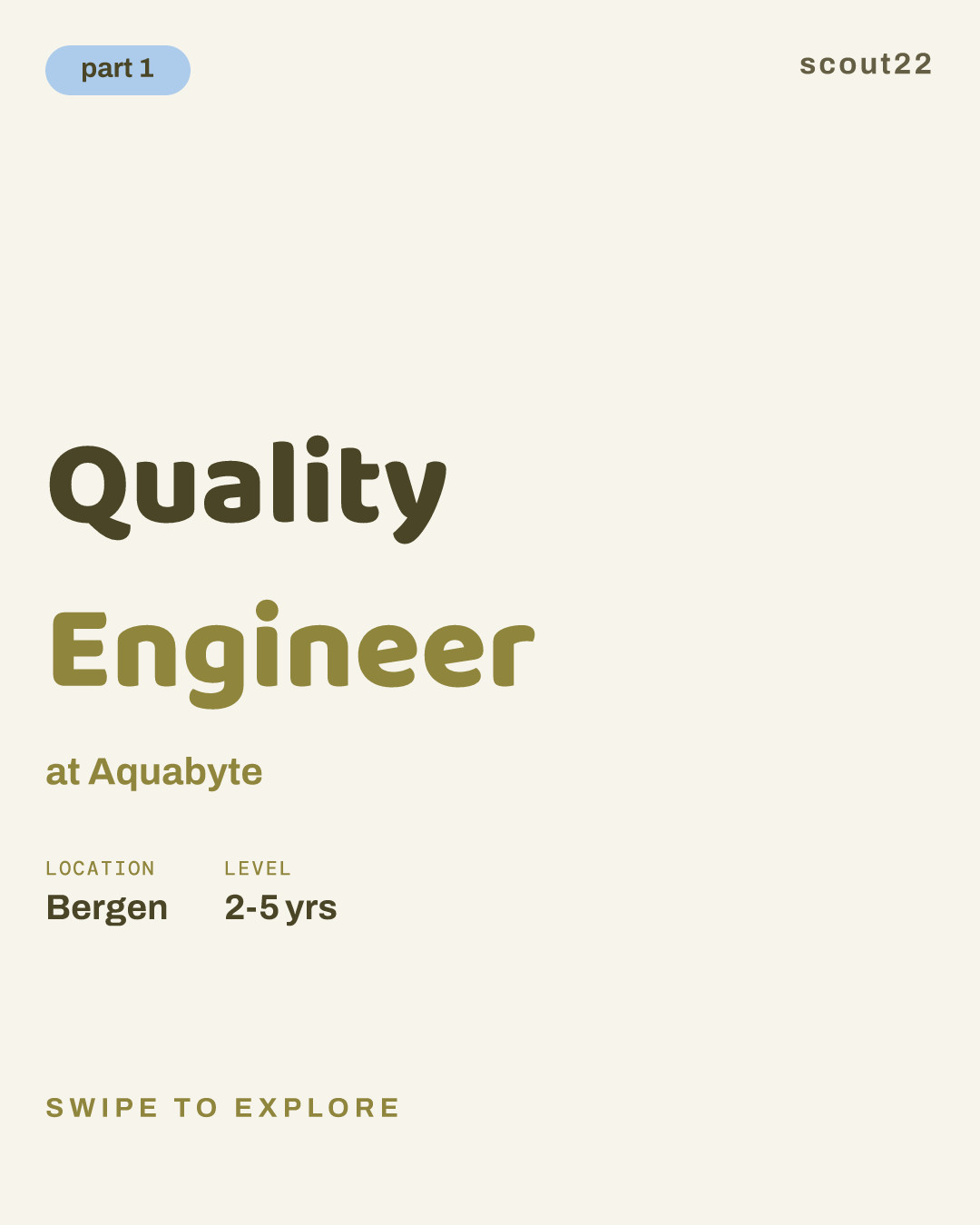 Quality Engineer at Aquabyte