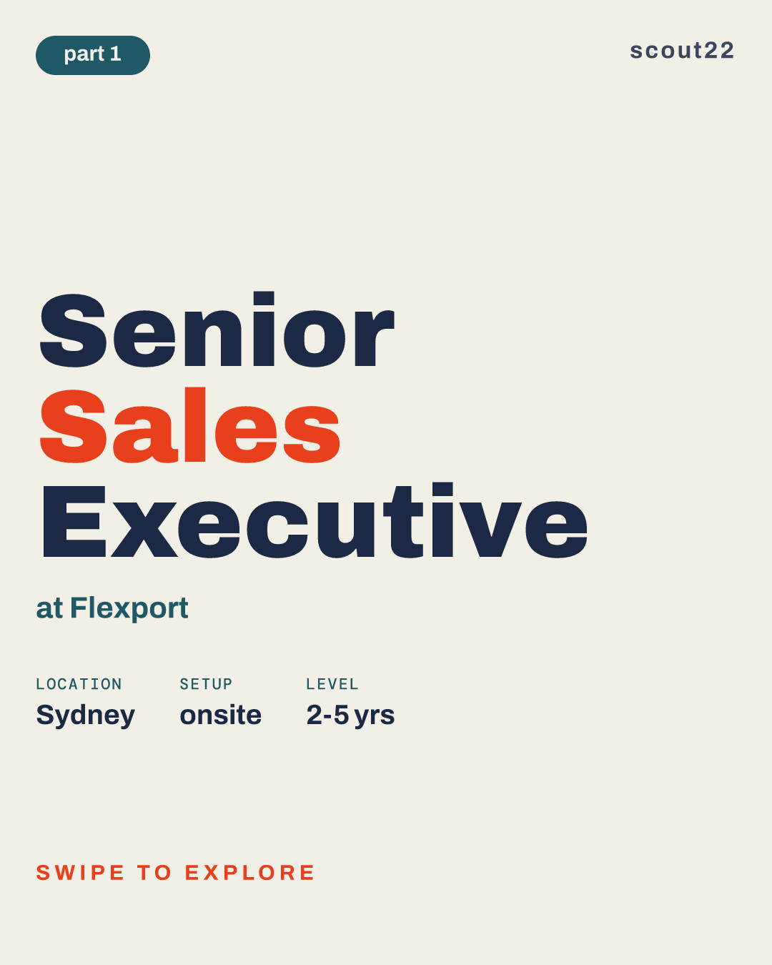 Senior Sales Executive at Flexport