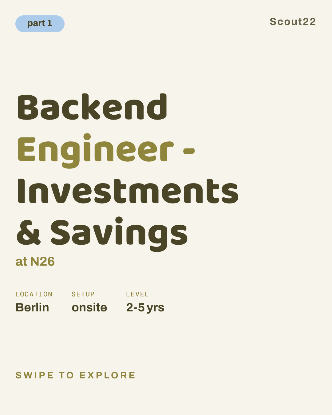 Backend Engineer - Investments & Savings at N26