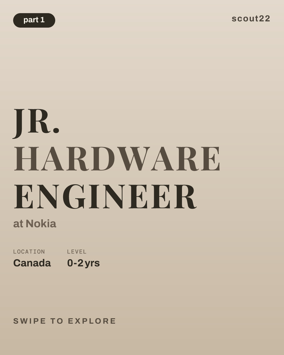 Jr. Hardware Engineer at Nokia