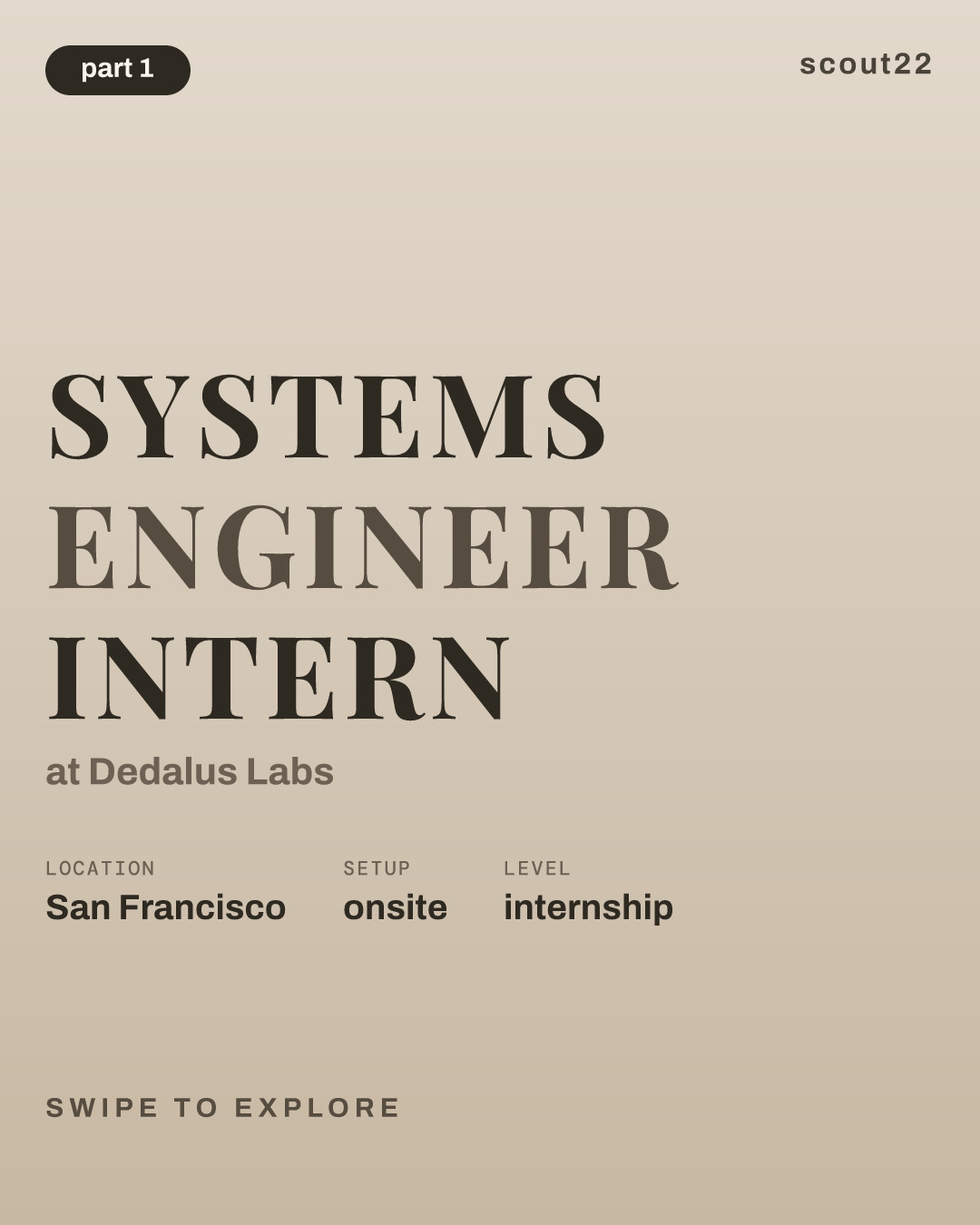 Systems Engineer Intern at Dedalus Labs