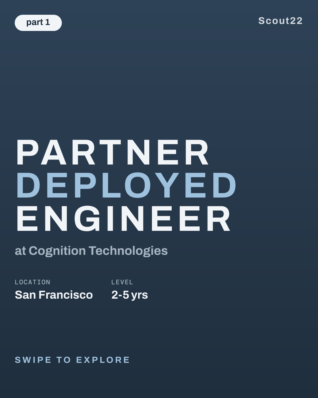 Partner Deployed Engineer at Cognition Technologies