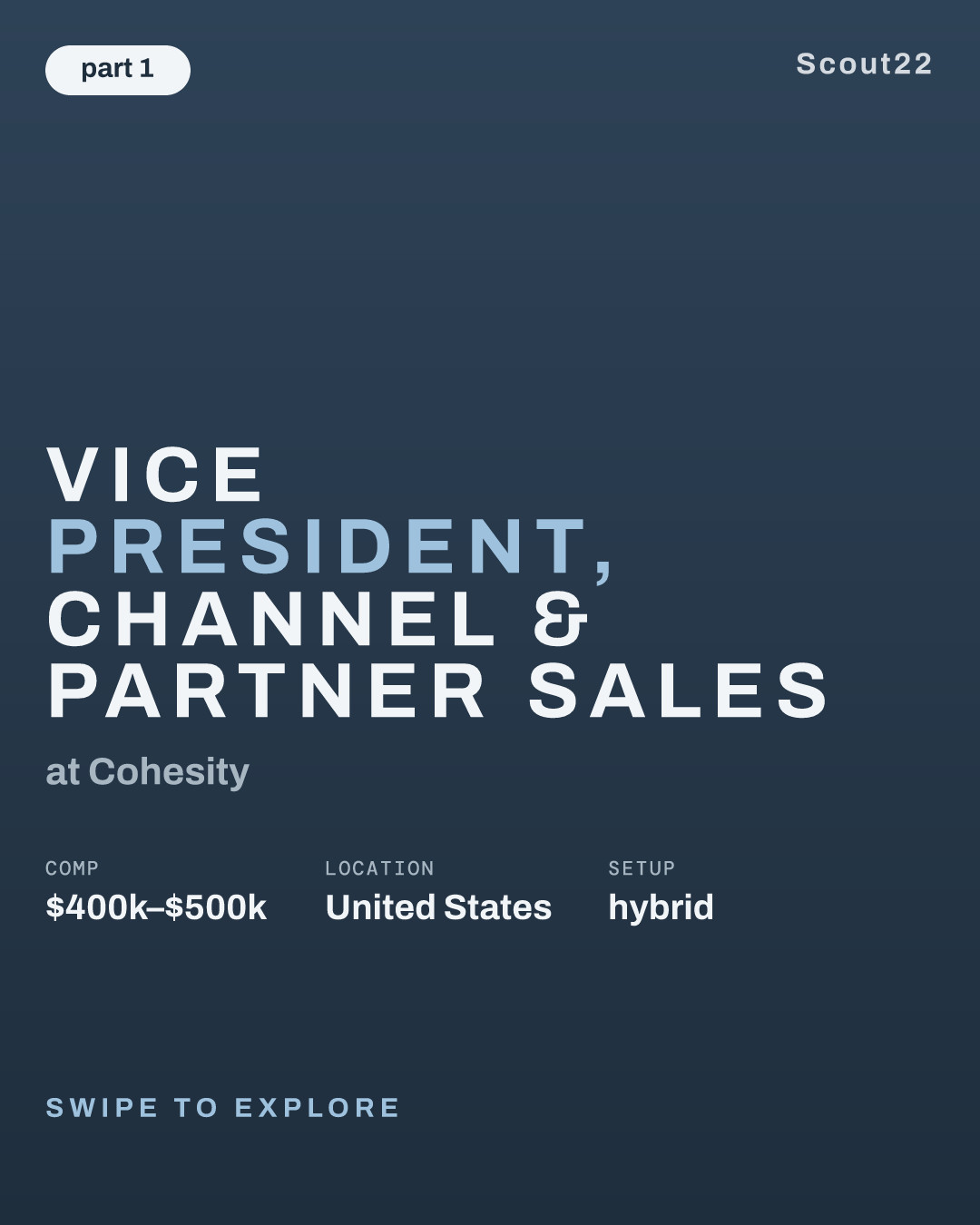 Vice President, Channel & Partner Sales at Cohesity