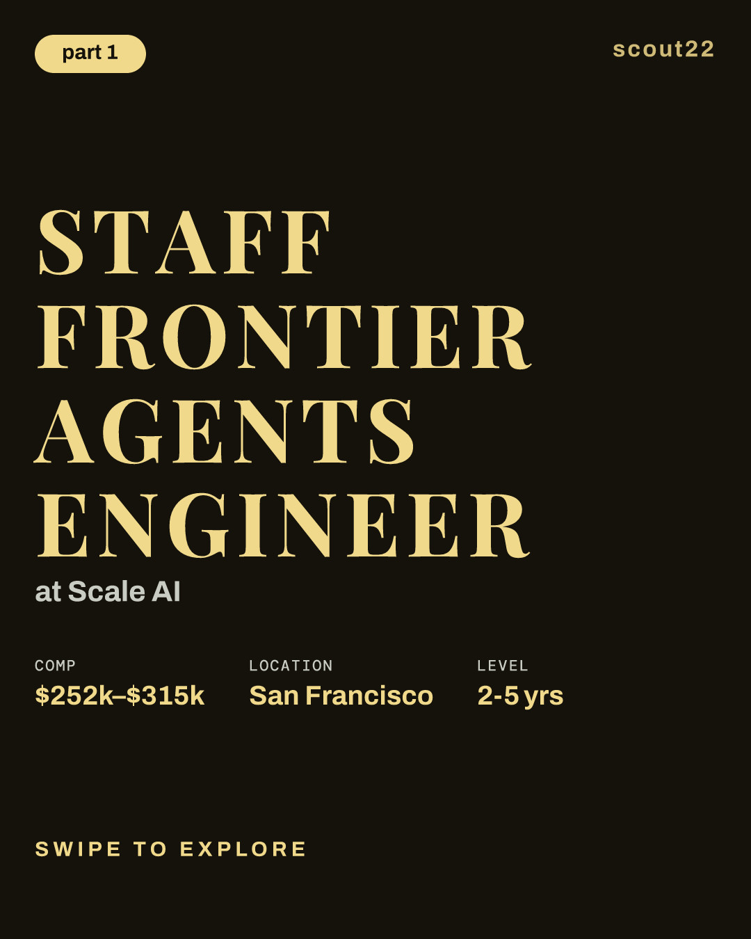 Staff Frontier Agents Engineer at Scale AI