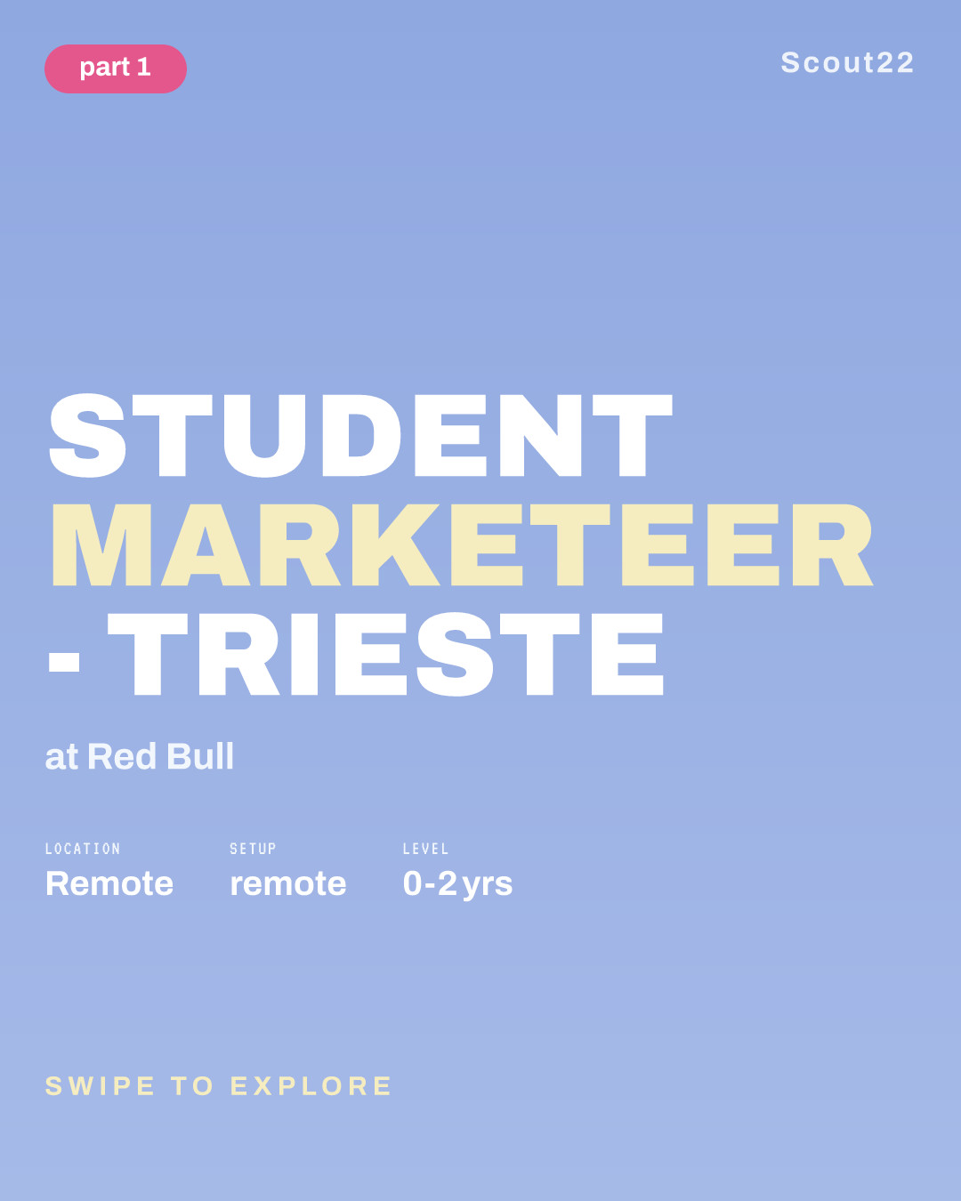 STUDENT MARKETEER - Trieste at Red Bull